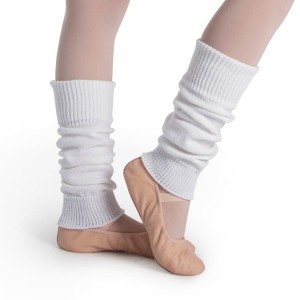 Bloch Ankle Legwarmers Stickat Barn Vita | SEQAV75490