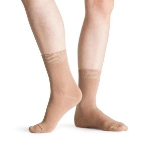 Bloch Ankle Strumpor Dam Tan | XSEGW75596