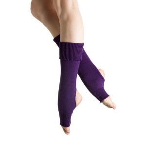 Bloch Anya Legwarmers Stickat Dam Lila | USETG75007