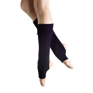 Bloch Anya Legwarmers Stickat Dam Marinblå | YSEVQ99025