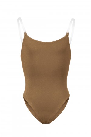 Bloch Auva Body Liner Underkläder Barn Almond | YSEVQ39345