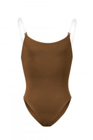 Bloch Auva Body Liner Underkläder Barn Cocoa | PSEER46469