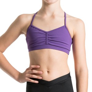 Bloch Bunga Gathered Racer Crop Blast Barn Lila | DSEKV67491