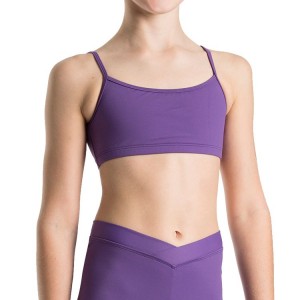 Bloch Dielle Hetero Front Crop Blast Barn Lila | TSEPQ34937