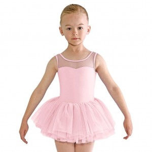 Bloch Emica Sweetheart Tank Tutu Leotarder Barn Rosa | TSEPQ51921