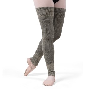 Bloch Knit Long Räfflad Legwarmers Stickat Herr Grå | BSESO20148