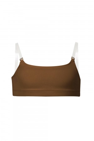 Bloch Leia Crop Top Underkläder Barn Cocoa | SEJVR58541