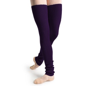 Bloch Long Räfflad Legwarmers Stickat Dam Lila | SEEAH77569