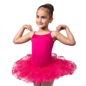 Bloch Perlaida' Sequin Overlay Tutu Leotarder Barn Mulberry | SEZPD94660