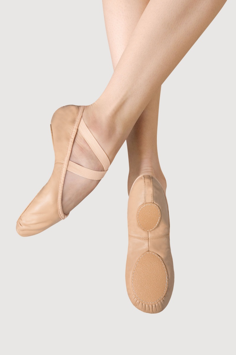 Bloch Acro Läder Adult Platta Samtida Dam Tan | ZSEMJ92220