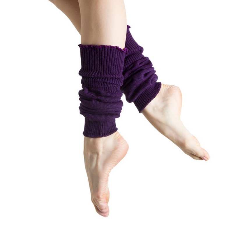 Bloch Anna Legwarmers Stickat Dam Lila | PSEER82590