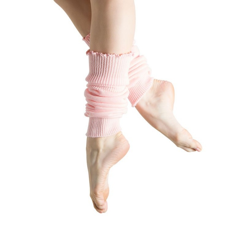 Bloch Anna Legwarmers Stickat Dam Rosa | XSEGW24383