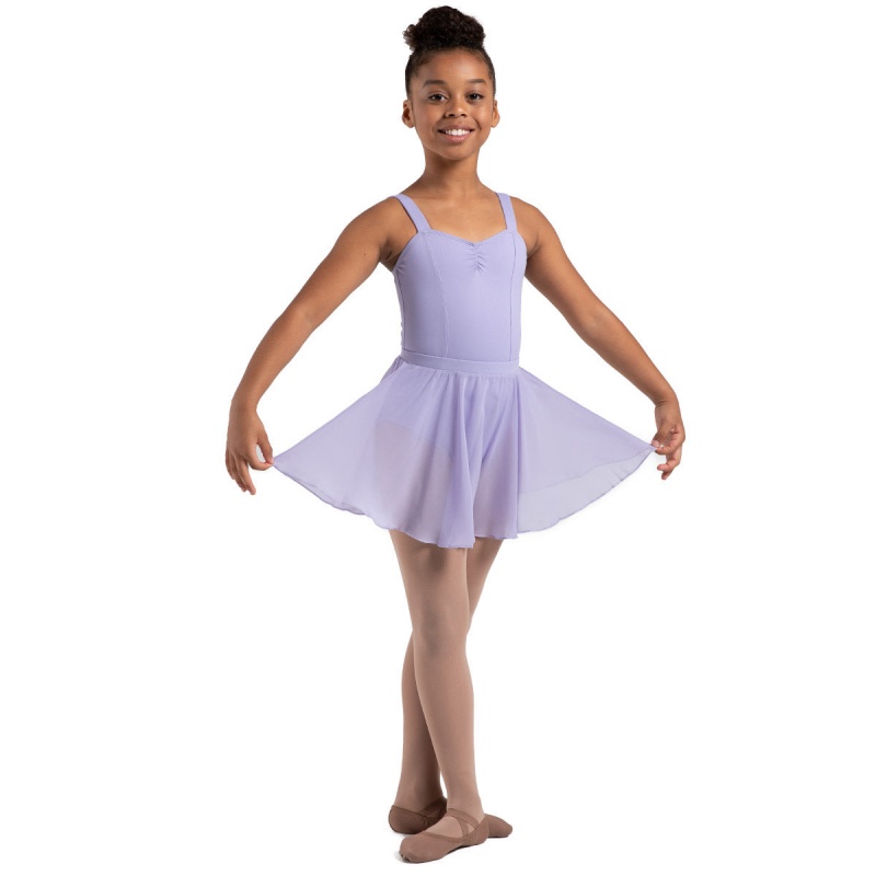 Bloch Chayanne Chiffon Korta Circle Kjolar Barn Lilac | SEDYB16645