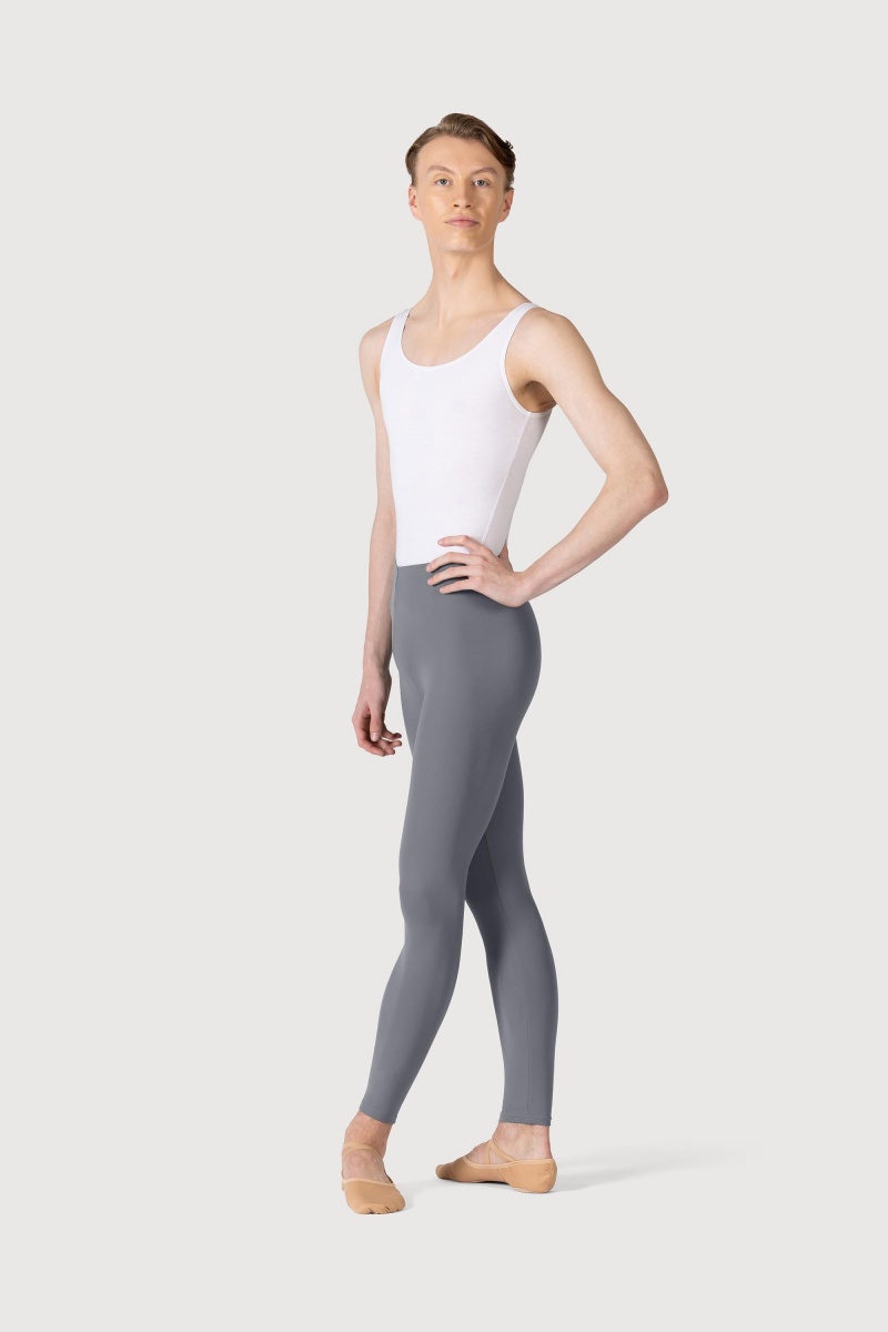 Bloch Chet Long Full Length Strumpbyxor Herr Slate | LSETR47421