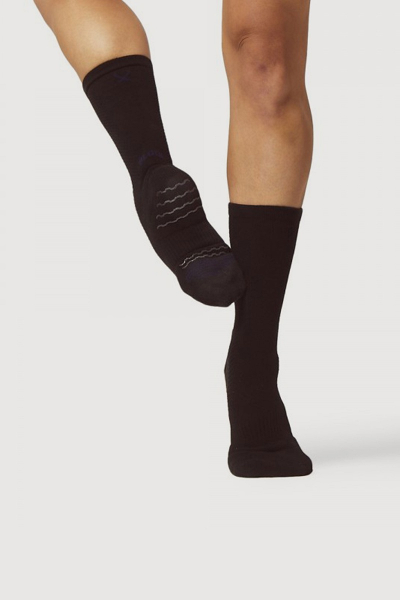 Bloch Dance Sock Samtida Dam Svarta | FSEHY97482