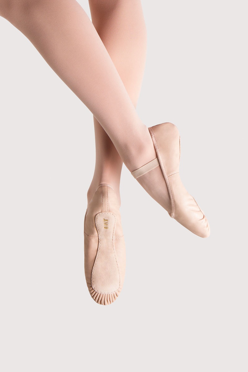 Bloch Dansoft Läder Ballerinas Dam Rosa | FSEHY11933