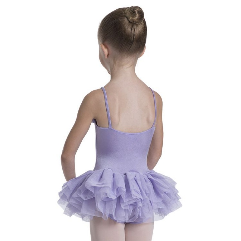 Bloch Desdemona Tutu Leotarder Barn Lilac | DSEVO26829