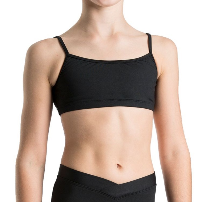 Bloch Dielle Hetero Front Crop Blast Barn Svarta | DSEKV80508