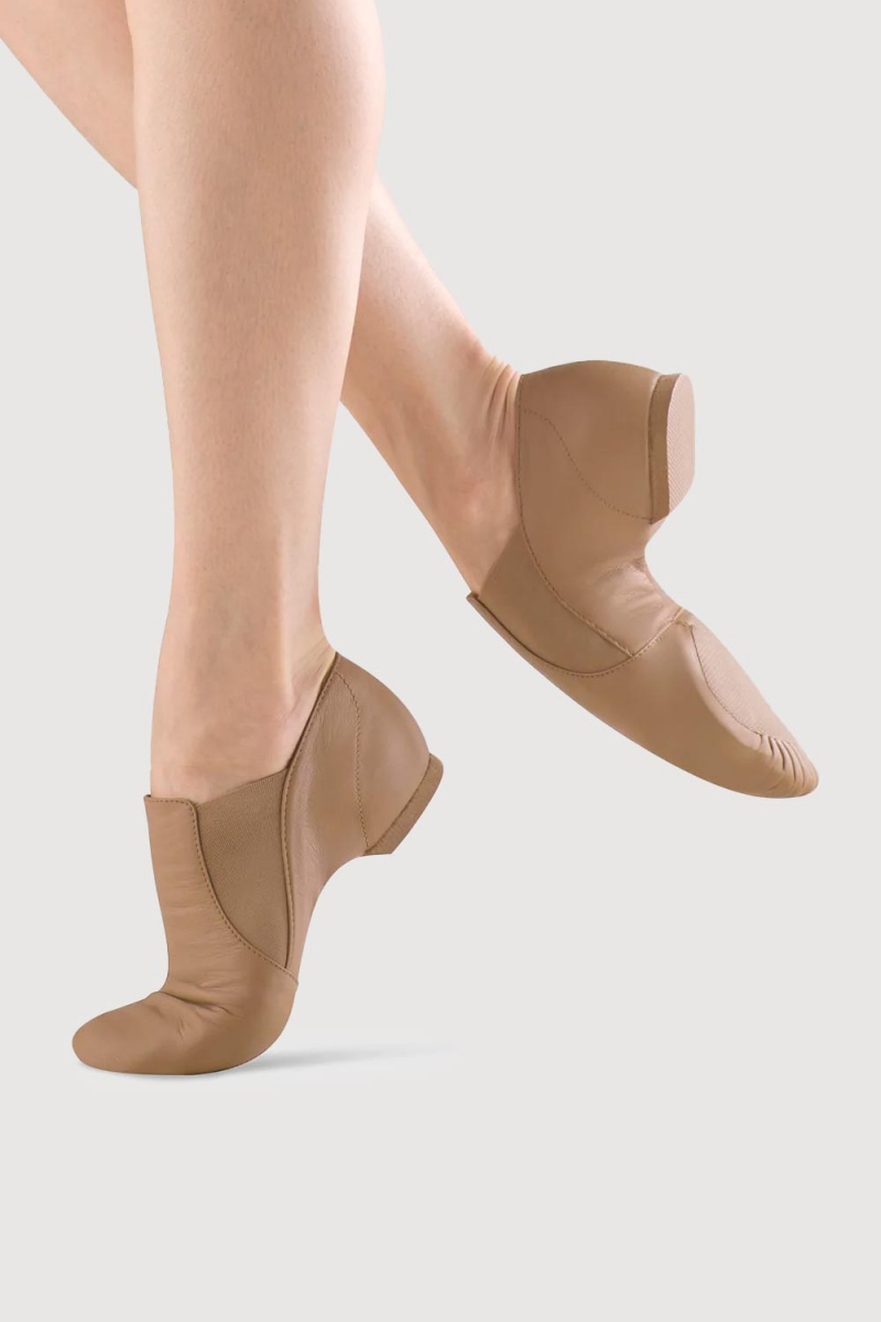 Bloch Elastaboot Adults Jazz Dam Tan | SECIF52580