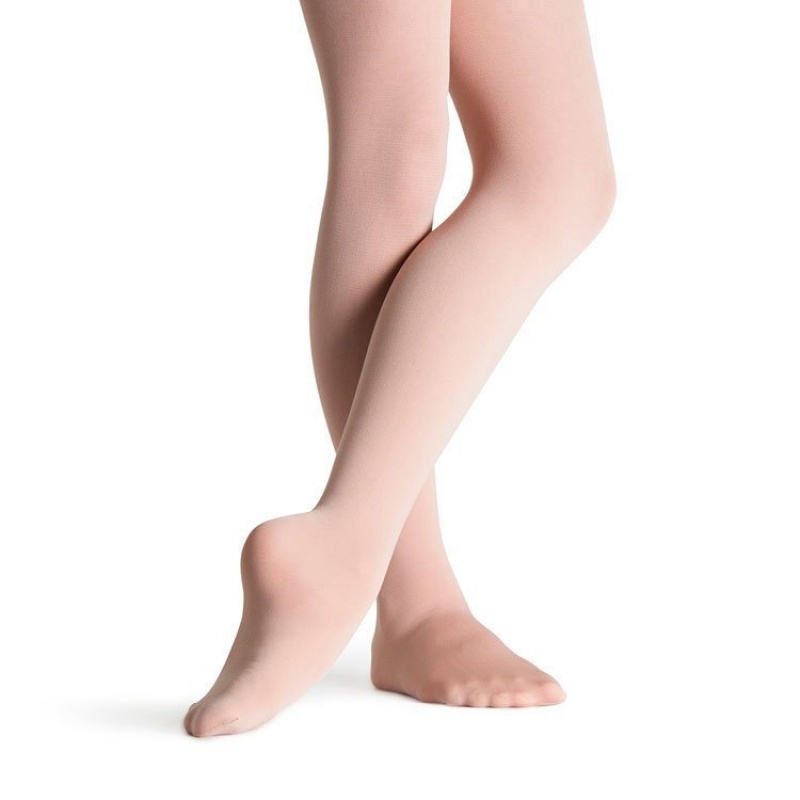 Bloch Embrace Footed Strumpbyxor Barn Rosa | PSEER24426