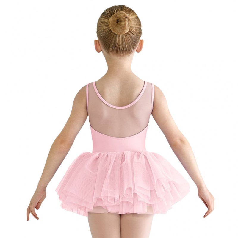 Bloch Emica Sweetheart Tank Tutu Leotarder Barn Rosa | TSEPQ51921