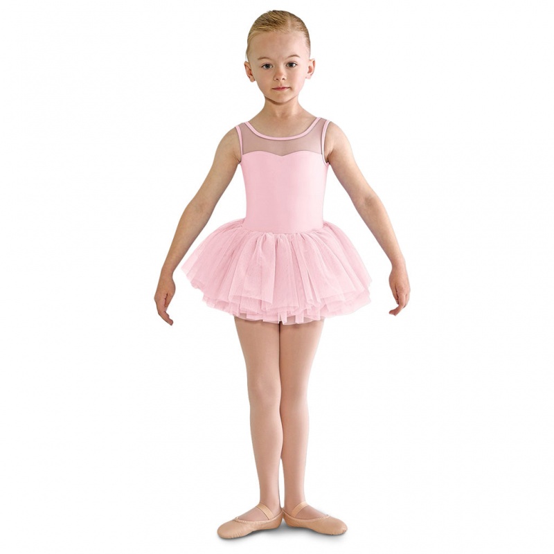 Bloch Emica Sweetheart Tank Tutu Leotarder Barn Rosa | TSEPQ51921