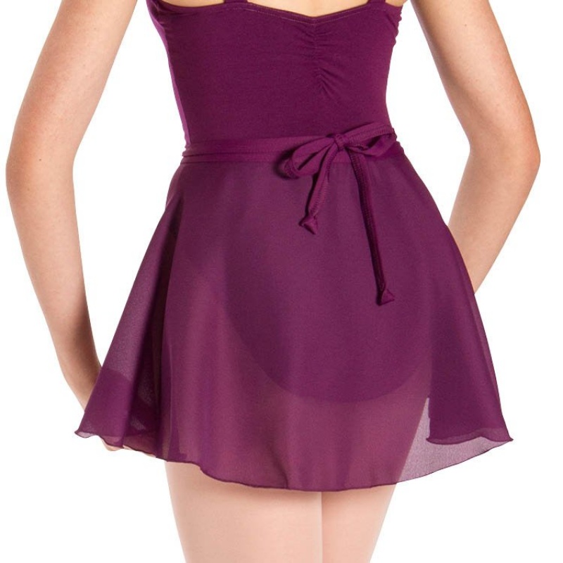 Bloch Gianna Wrap Kjolar Dam Plum | SEIIZ49524