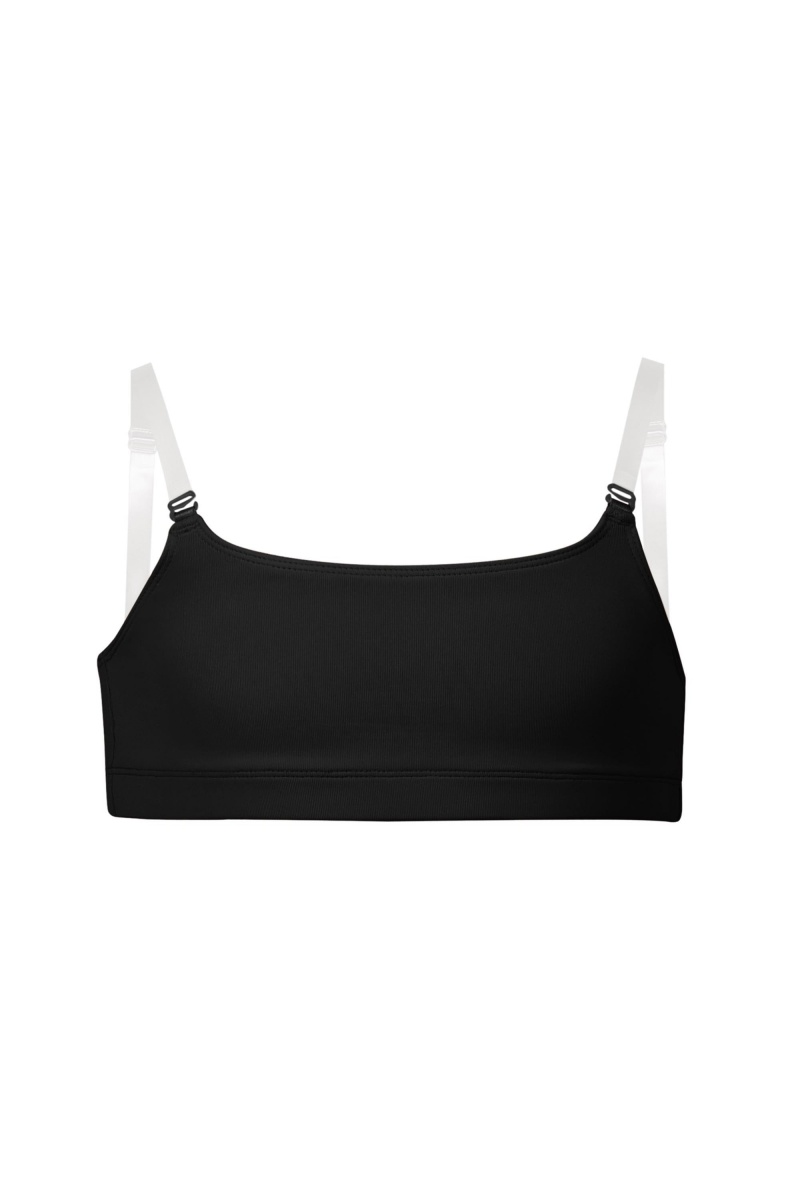 Bloch Leia Crop Top Underkläder Barn Svarta | SEZDE72162