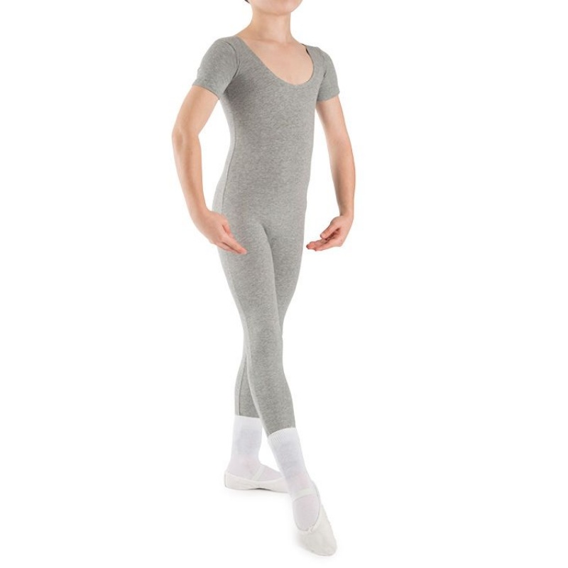 Bloch Matt Unitard Strumpbyxor Barn Grå | ASEDF56124