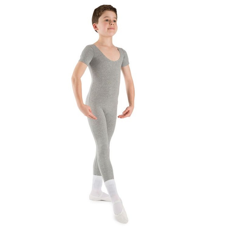 Bloch Matt Unitard Strumpbyxor Barn Grå | ASEDF56124