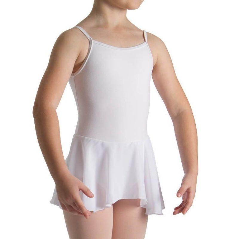 Bloch Mirella Alice Cami Tween Leotarder Barn Vita | SENZX59563