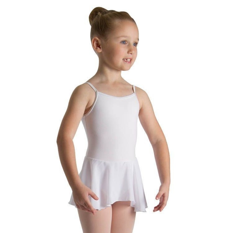 Bloch Mirella Alice Cami Tween Leotarder Barn Vita | SENZX59563