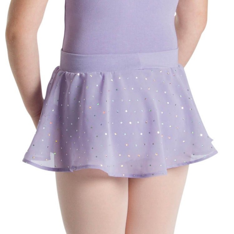 Bloch Olesia Sequin Spotted Kjolar Barn Lilac | SEEAH54908