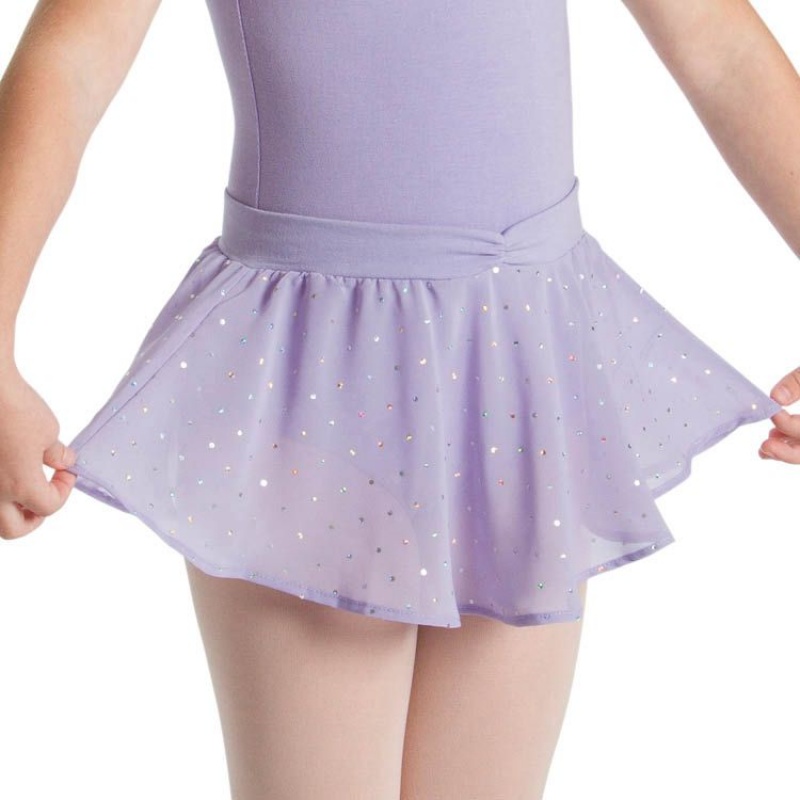 Bloch Olesia Sequin Spotted Kjolar Barn Lilac | SEEAH54908