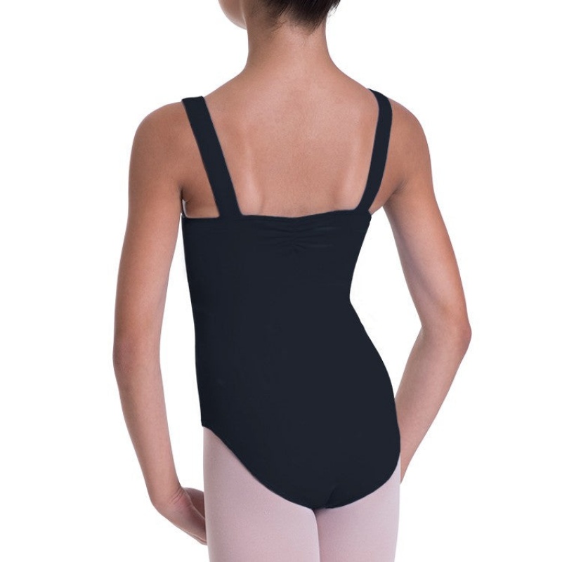 Bloch Overture Obelia Princess Seam Leotarder Barn Svarta | SEXMI22717