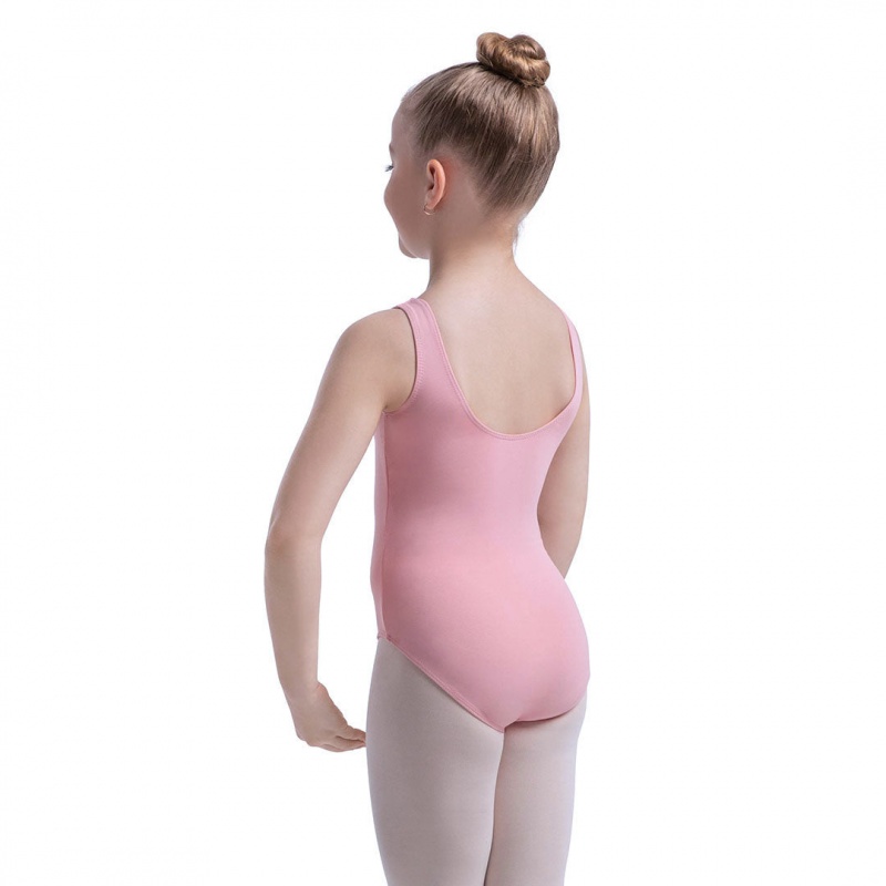 Bloch Overture Oona Scoop Neck Tank Leotarder Barn Rosa | SEICD25178