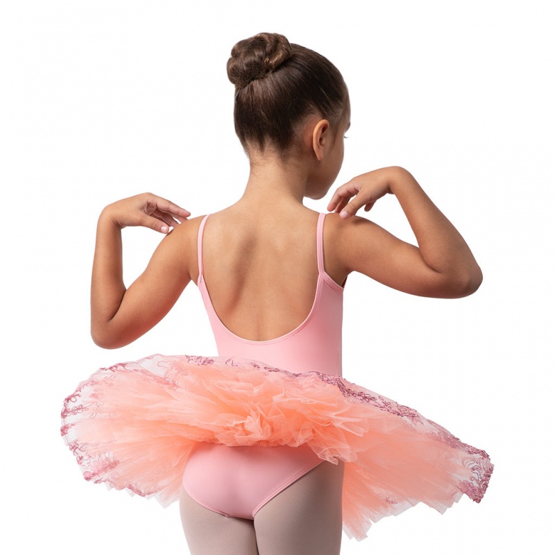 Bloch Perlaida Sequin Overlay Klänning Barn Rosa | PSEER21502