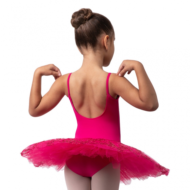 Bloch Perlaida' Sequin Overlay Tutu Leotarder Barn Mulberry | SEZPD94660