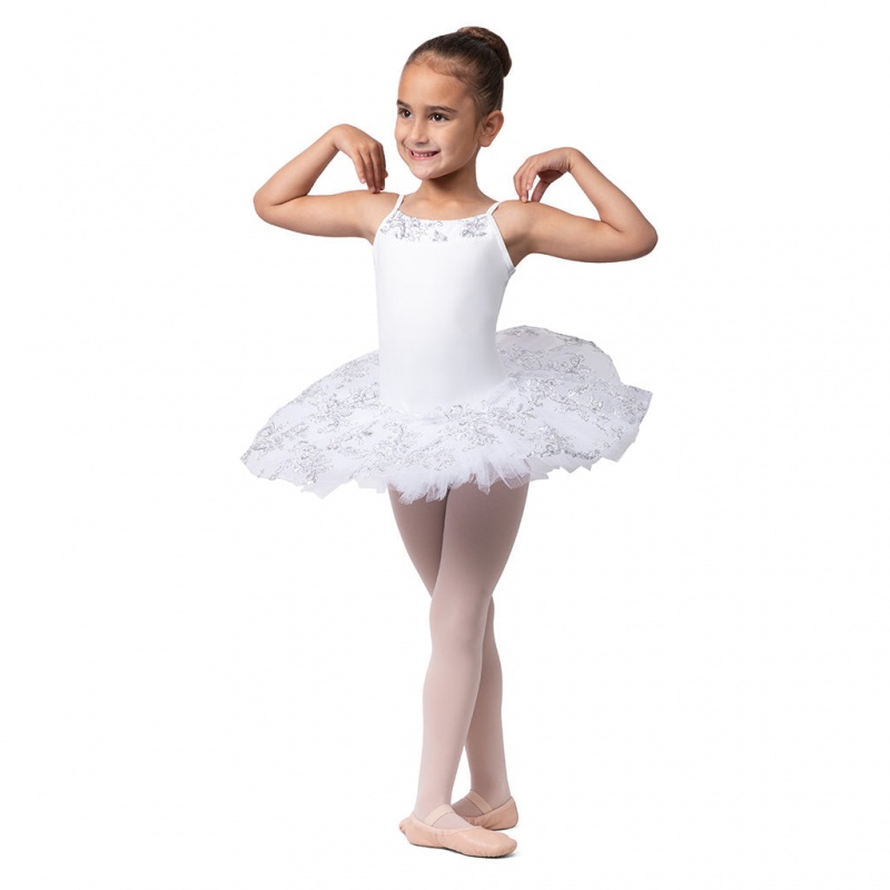 Bloch Perlaida' Sequin Overlay Tutu Leotarder Barn Vita | LSETR92058