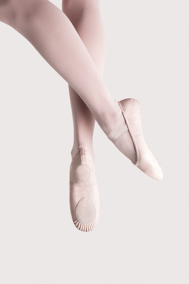 Bloch Prolite II Läder Ballerinas Dam Rosa | SECVG91654