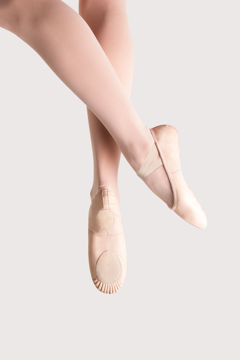 Bloch Prolite II Läder Ballerinas Dam Rosa | SEZPD67241