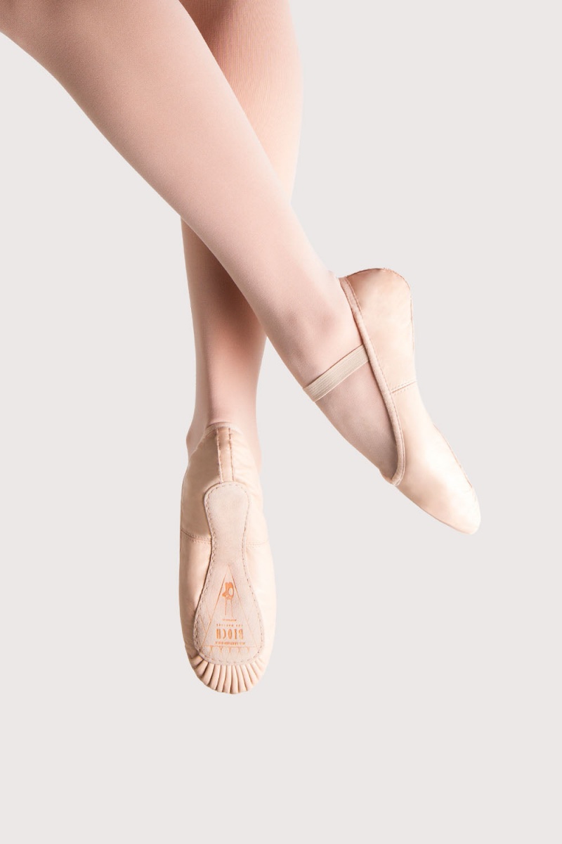 Bloch Prolite Läder Ballerinas Dam Rosa | ZSEMJ99066