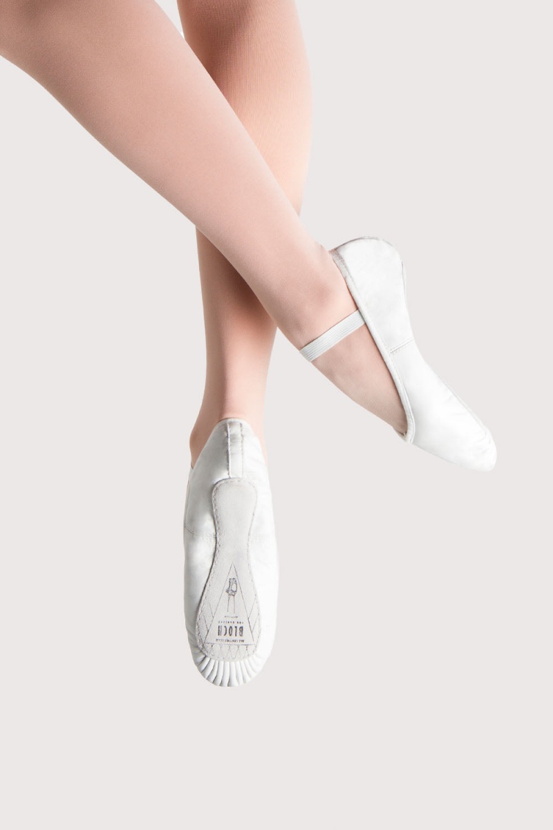 Bloch Prolite Läder Ballerinas Dam Vita | SEQAV39432