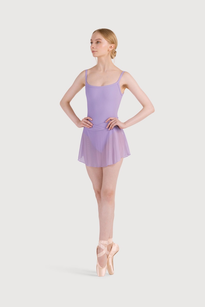 Bloch Reiva Rib Midja Kjolar Dam Violet | SEZDE17354