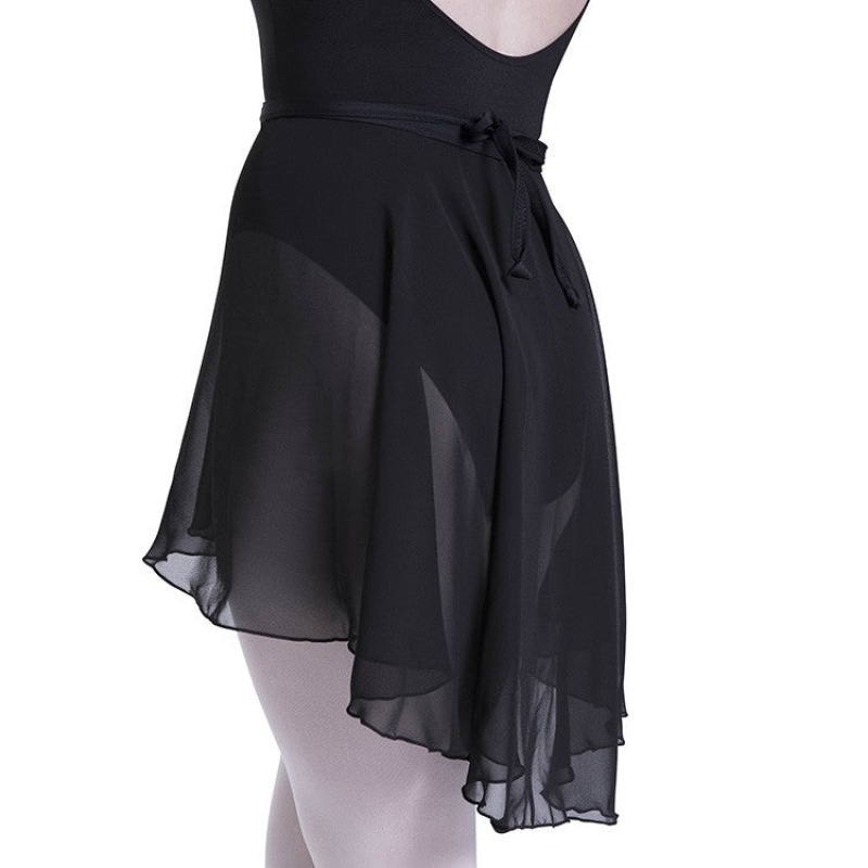 Bloch Repertoire Asymmetrical Wrap Kjolar Dam Svarta | SEJBT76855