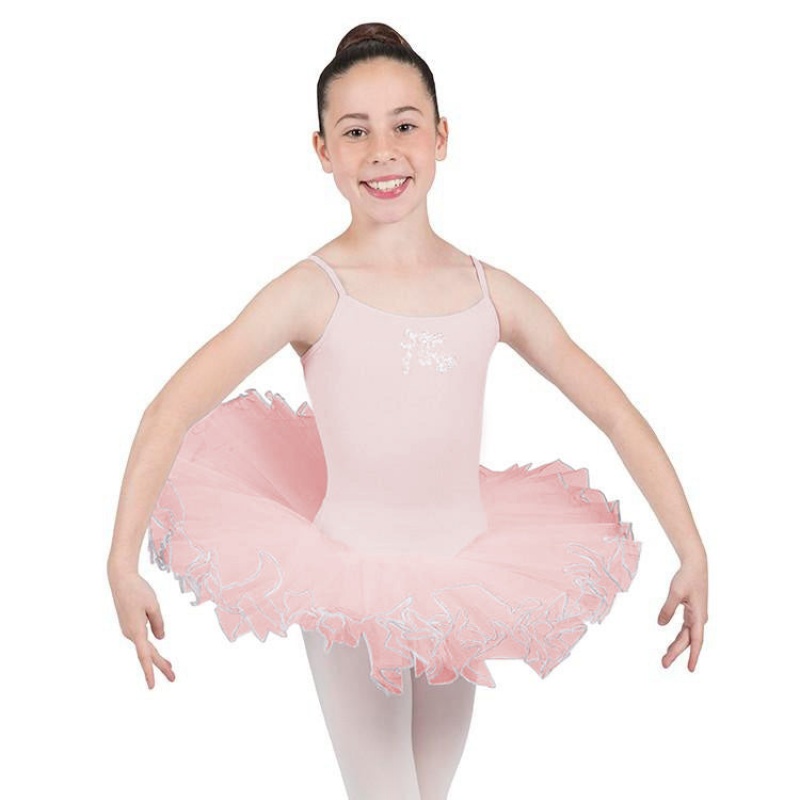 Bloch Silvana Diamante Tutu Leotarder Barn Rosa | GSEEC96861