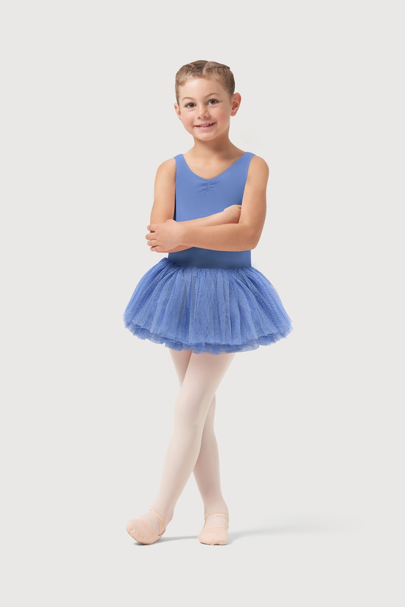 Bloch Sparkle Tank Tutu Leotarder Barn Blå | SENEJ87141