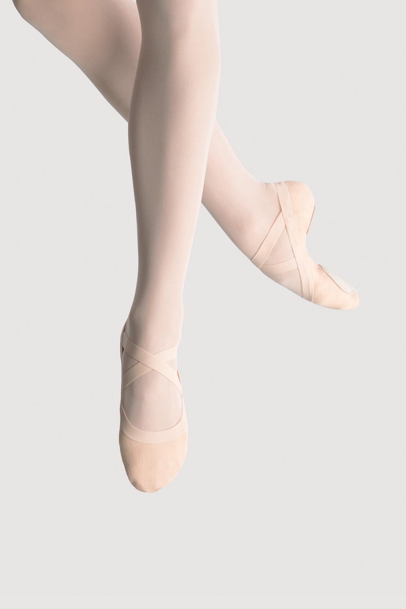 Bloch Synchrony Canvas Ballerinas Dam Rosa | FSEHY88055