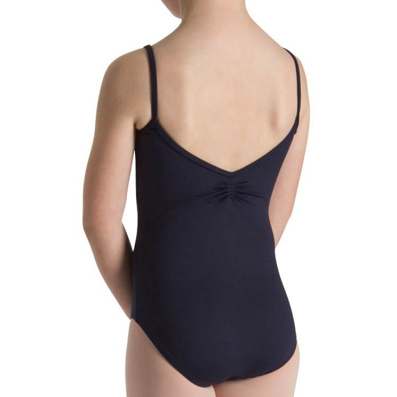 Bloch Teresa Pinch Front And Back Leotarder Barn Marinblå | SEXMI82874