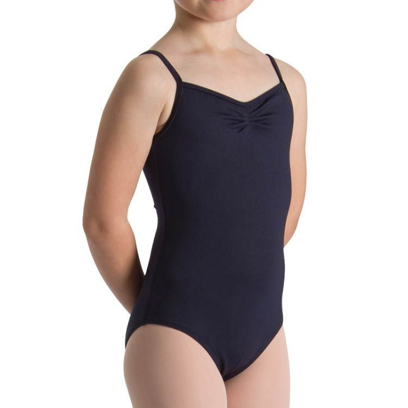 Bloch Teresa Pinch Front And Back Leotarder Barn Marinblå | SEXMI82874